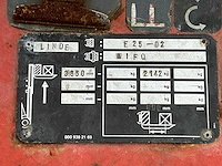 Linde e25-02 vorkheftruck - afbeelding 8 van  15