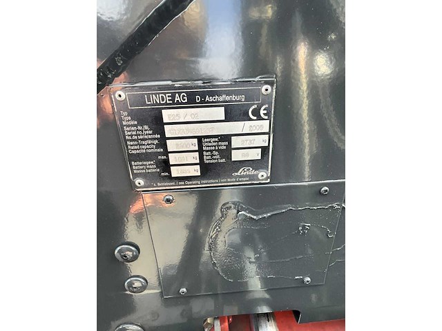Linde e25 336-82 heftruck - afbeelding 6 van  9