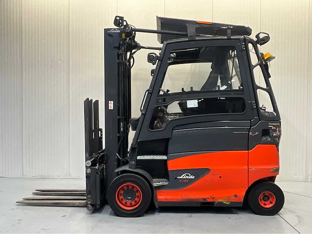Linde e45hl-01/600 vorkheftruck triplex - vorkenversteller - freelift - sideshift- bj 2019 - afbeelding 10 van  17