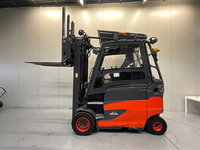 Linde e45hl-01/600 vorkheftruck triplex - vorkenversteller - freelift - sideshift- bj 2019 - afbeelding 11 van  17