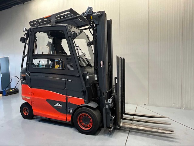 Linde e45hl-01/600 vorkheftruck triplex - vorkenversteller - freelift - sideshift- bj 2019 - afbeelding 15 van  17