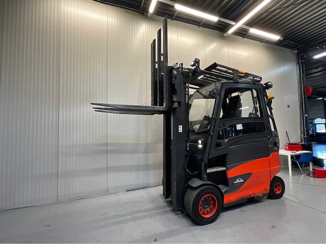 Linde e45hl-01/600 vorkheftruck triplex - vorkenversteller - freelift - sideshift- bj 2019 - afbeelding 7 van  10