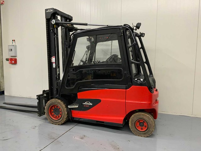 Linde e50 - 4.1m duplex, vorkversteller, side-shift, lange lepels - vorkheftruck - afbeelding 19 van  25