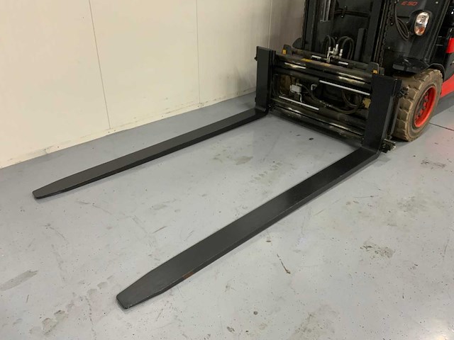 Linde e50 - vorkversteller, side-shift, lange lepels - vorkheftruck 4.1 meter - dichte cabine - afbeelding 3 van  25