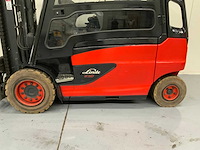 Linde e50 - vorkversteller, side-shift, lange lepels - vorkheftruck 4.1 meter - dichte cabine - afbeelding 6 van  25