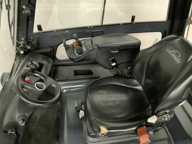 Linde e50 - vorkversteller, side-shift, lange lepels - vorkheftruck 4.1 meter - dichte cabine - afbeelding 8 van  25