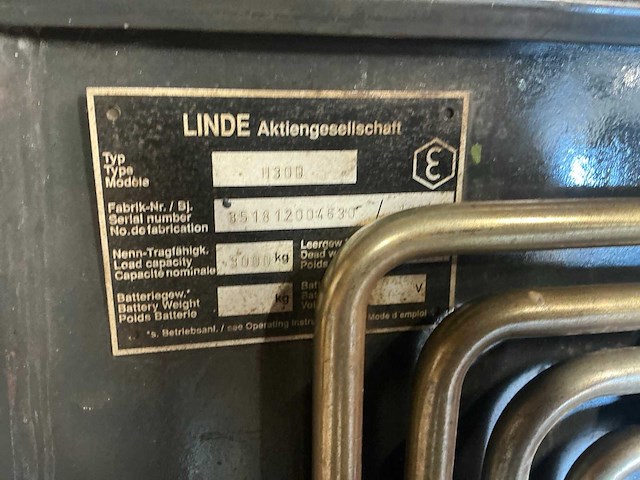 Linde h30d vorkheftruck - afbeelding 3 van  13