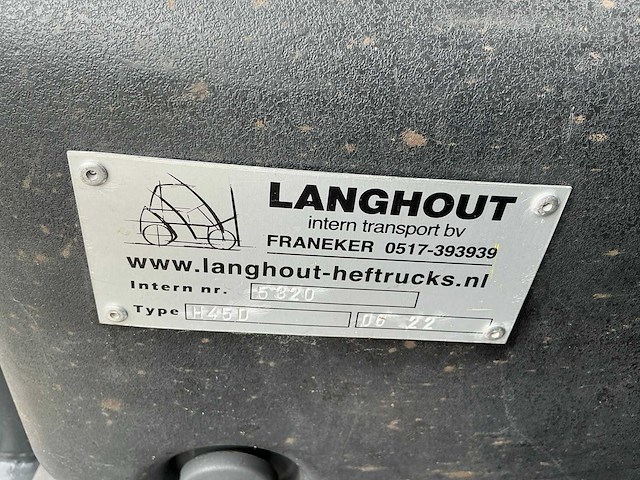 Linde h45d vorkheftruck - afbeelding 33 van  34