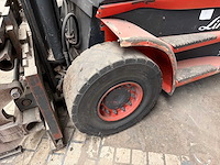 Linde h50d-03 diesel heftruck, bj 2006, cap: 5 ton, voorzien van zware speciale vorkopstelling/klem - afbeelding 12 van  17