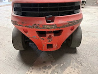 Linde h50d-03 diesel heftruck, bj 2006, cap: 5 ton, voorzien van zware speciale vorkopstelling/klem - afbeelding 17 van  17