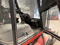 Linde h50d-03 diesel heftruck, bouwjaar 2006, capaciteit 5 ton, voorzien van zware speciale vorkopstelling/klem - afbeelding 9 van  17