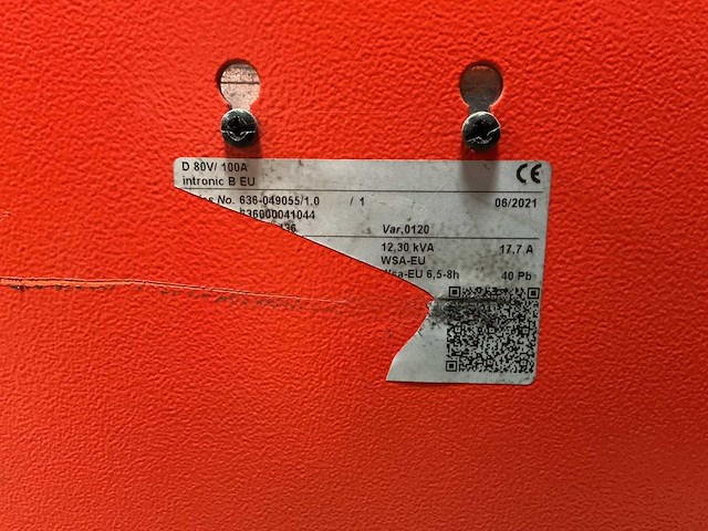 Linde itronic b - 80v 100a - battery chargers - 2021 - afbeelding 2 van  2