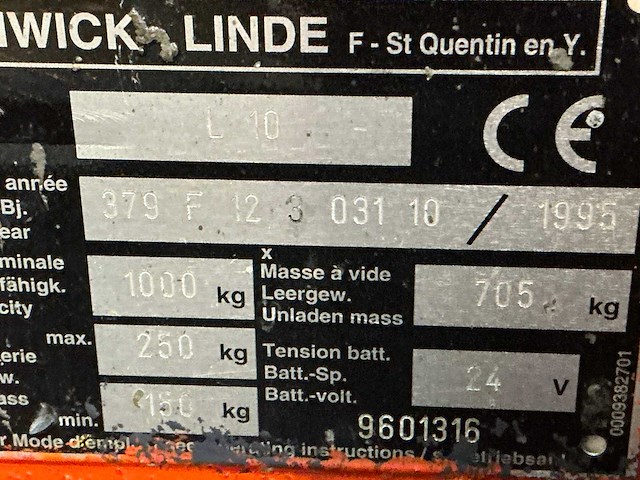 Linde l10 stapelaar - afbeelding 5 van  11