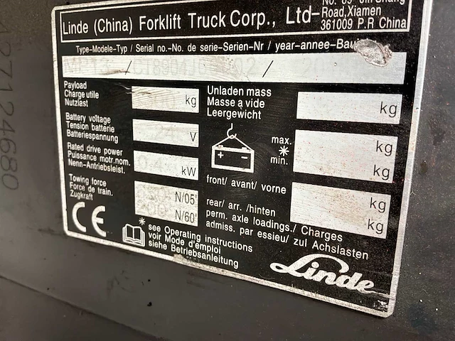 Linde mp13 elektrotrekker - afbeelding 10 van  11