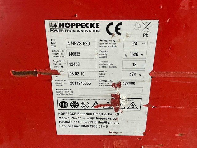 Linde r20p reach truck - afbeelding 8 van  24