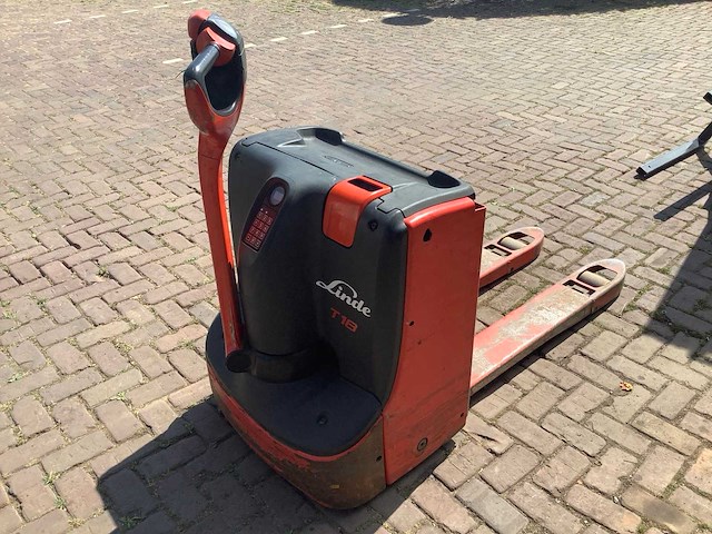 Linde t18 hand hydraulische palletwagen - afbeelding 3 van  4