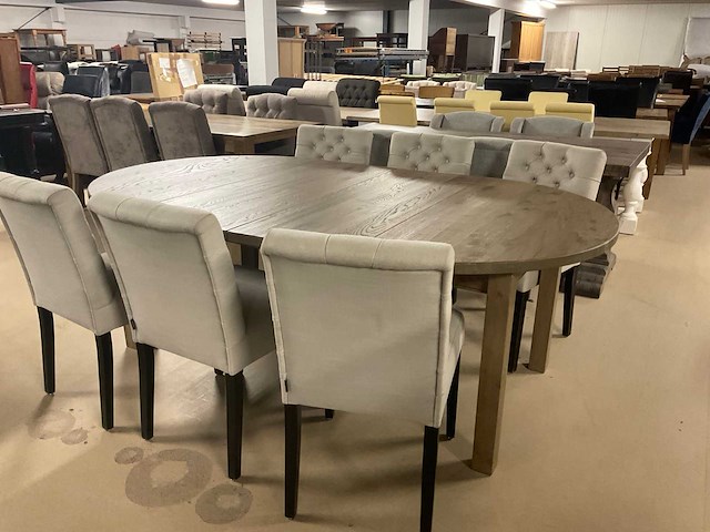 Lindo uitschuifbare eetkamertafel - afbeelding 8 van  14