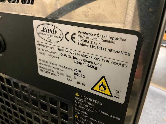 Lindr soda exclusive greenline waterkoeler - afbeelding 2 van  2