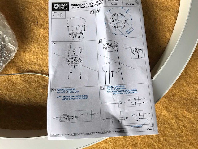 Linea light tour slim hanglamp 76678n00 - afbeelding 6 van  7