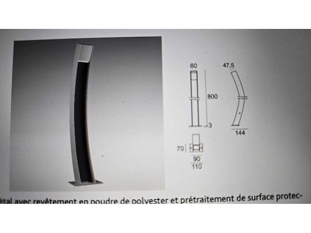 Linealight (iled) - apache 4 buitenlamp staand - 64267w00 - afbeelding 1 van  8