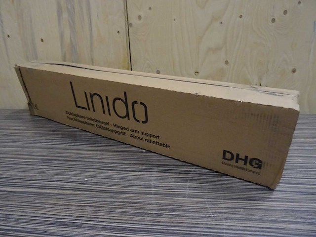 Linido - li2603.3904-02 - opklapbare toiletbeugel 90cm - afbeelding 2 van  3