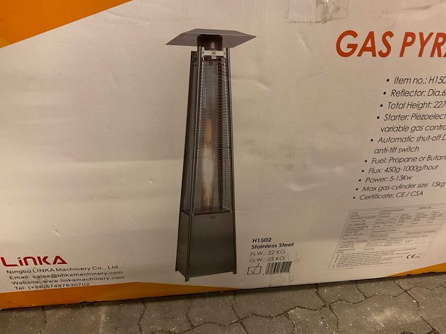 Linka h1502 terrasverwarming - afbeelding 2 van  3