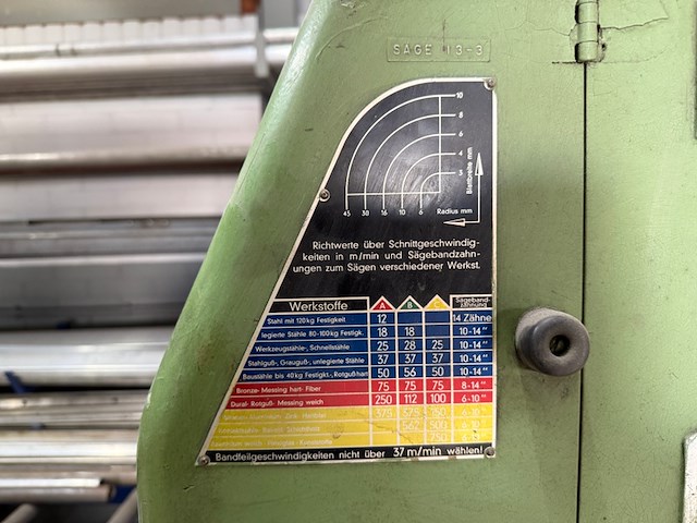 Lintzaag mössner rekord, sm/420, bouwjaar 1971 - afbeelding 7 van  8
