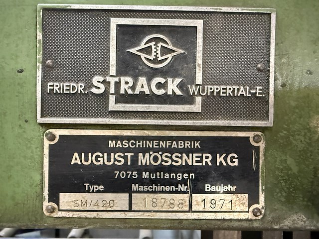 Lintzaag mössner rekord, sm/420, bouwjaar 1971 - afbeelding 8 van  8