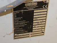 Lintzaag panhans bsb. bouwjaar 2000. let op: exclusief stofafzuiging. - afbeelding 3 van  4