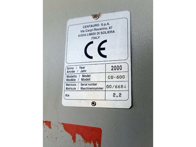 Lintzaagmachine, skh, co-600, 2000 - afbeelding 7 van  7