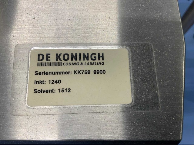 Linx de koningh 7900 labelprinter (c) - afbeelding 4 van  4