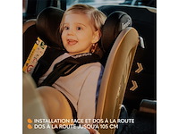 Lionelo aart isize autostoel groep 0/1/2/3 universele installatie met autogordel rwf - afbeelding 4 van  5