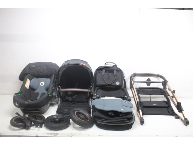 Lionelo amber 3in1 kinderwagen xxl set incl. autostoel zwart - afbeelding 5 van  8