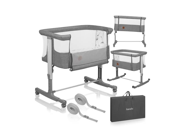 Lionelo aurora 3in1 cosleeper tot 9 kg meegroeibed met 4 wielen - afbeelding 1 van  4