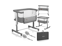 Lionelo aurora 3in1 cosleeper tot 9 kg meegroeibed met 4 wielen - afbeelding 1 van  4