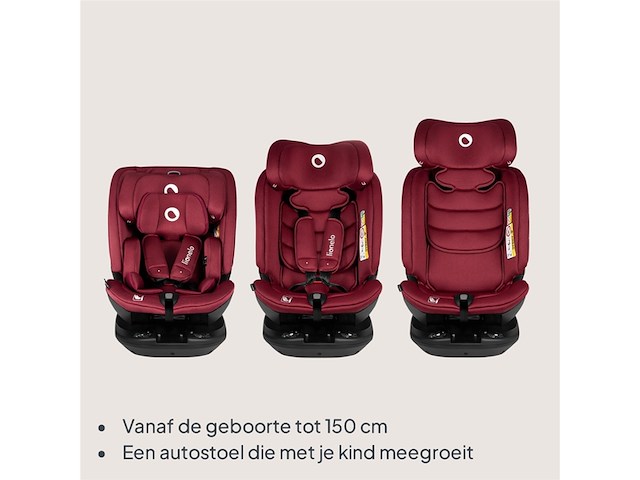 Lionelo bastiaan rwf isize autostoel 036 kg isofix 360 draaibaar isize r129 - afbeelding 4 van  5