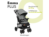 Lionelo emma buggy lichtgewicht grijs - afbeelding 1 van  4