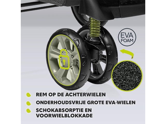 Lionelo emma buggy lichtgewicht grijs - afbeelding 3 van  4