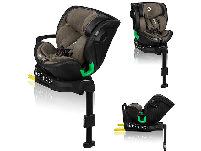 Lionelo harmony - i-size autostoel 4in1 360° draaibare isofix hoofdsteun verstelbaar - afbeelding 1 van  7