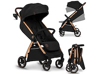 Lionelo ingrid kinderwagen tot 22 kg van 6 maanden tot 4 jaar zwart - afbeelding 1 van  5