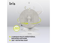 Lionelo iris premium babyschommel 360° draaibaar 0 tot 9kg - afbeelding 4 van  5