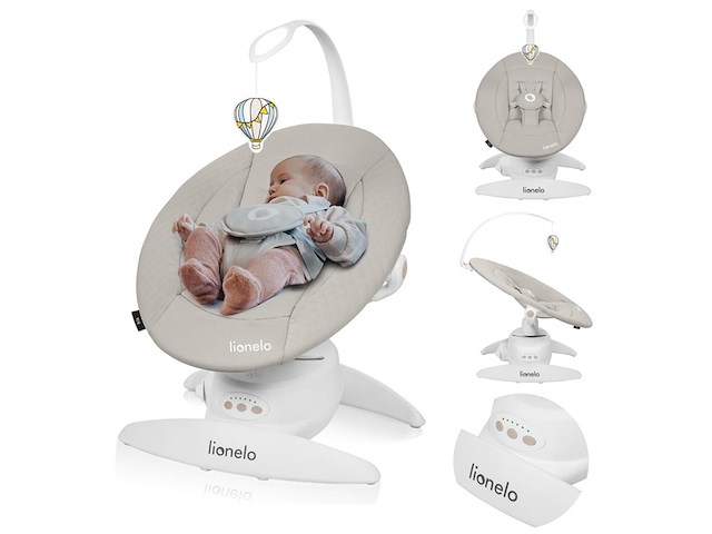 Lionelo iris premium babyschommel 360 draaibaar - afbeelding 1 van  6