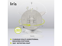 Lionelo iris premium babyschommel 360 draaibaar - afbeelding 4 van  6