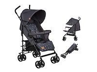 Lionelo lichtgewicht compacte buggy elia tot 15 kg met ligstand grijs - afbeelding 3 van  5
