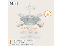 Lionelo mell schommelstoel voor baby 360 verstelbaar met 5 snelheden - afbeelding 3 van  6