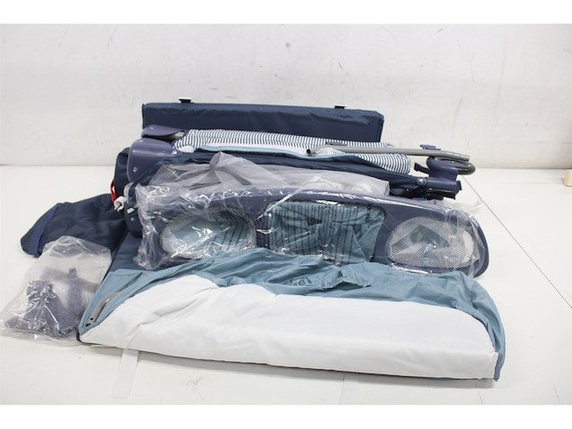 Lionelo sven plus 2 in 1 meegroeibed & campingbedje blue navy - afbeelding 3 van  3
