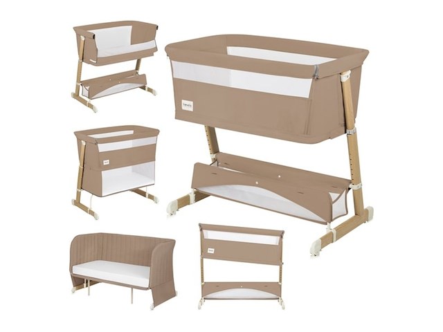 Lionelo thomi plus 5in1 kinderbed beige - afbeelding 1 van  6