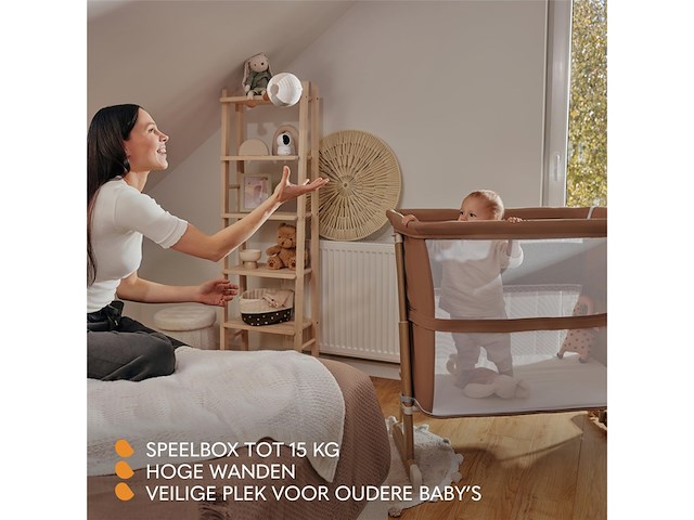 Lionelo thomi plus 5in1 kinderbed beige - afbeelding 4 van  6