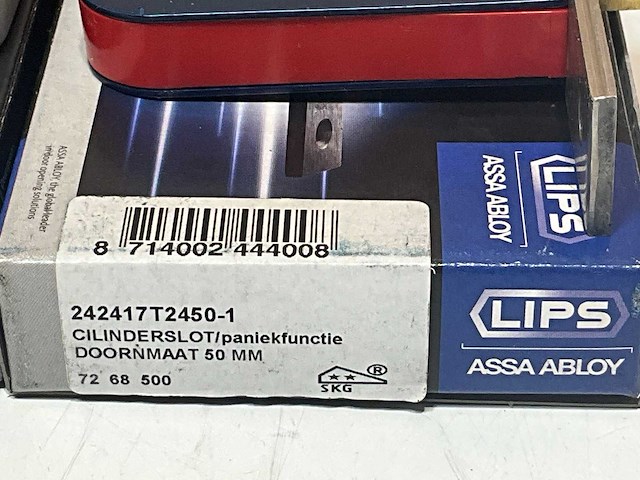 Lips cilinderslot en kastdeurslot (2x) - afbeelding 2 van  8