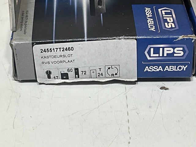 Lips cilinderslot en kastdeurslot (2x) - afbeelding 8 van  8